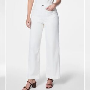 Stylish White Wide-Leg Pants